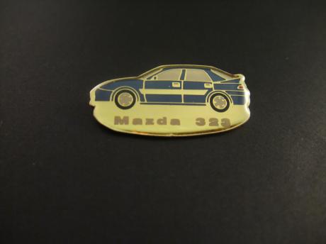 Mazda 323 donkerblauw model